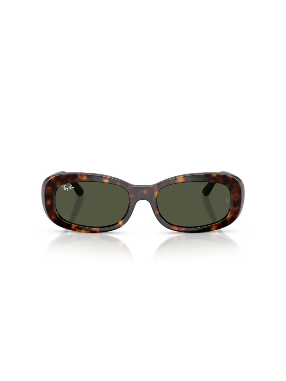 New Ray-Ban Women's Sunglasses Havana Green Lens Acetate Frame Ray Ban RB2221 31